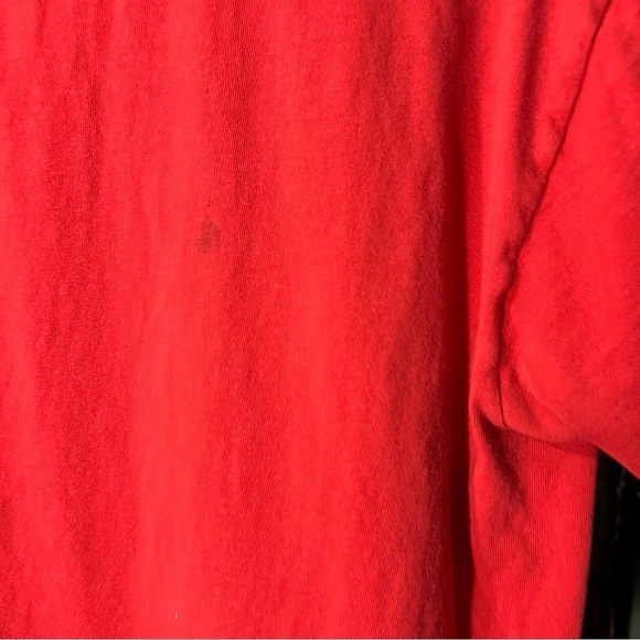 Vintage 2000 Nintendo Rehabilitation Clinic Graphic Print Red Short Sleeve Shirt - Picture 8 of 9